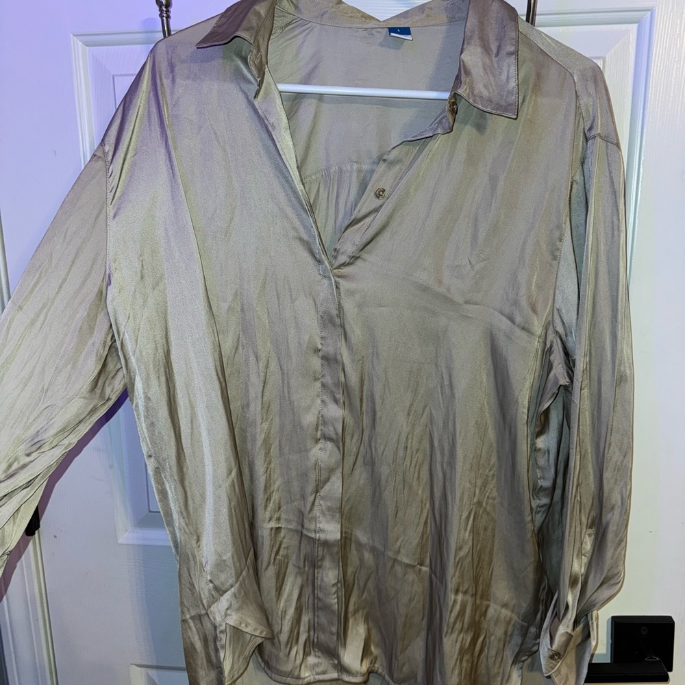 Elegant Cream Women's Top
